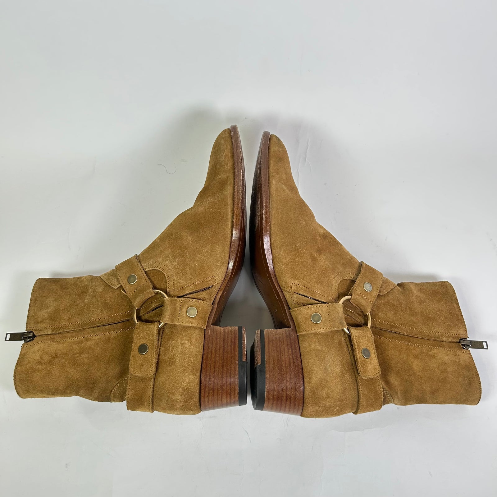 Saint Laurent Paris Suede Wyatt Boots