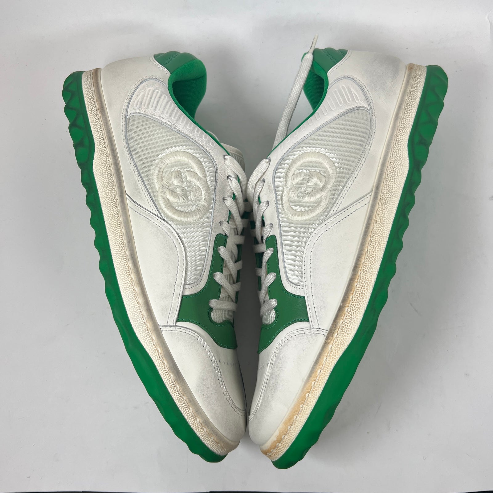 Gucci Off White Green Mac 80 Sneaker Size GG 11