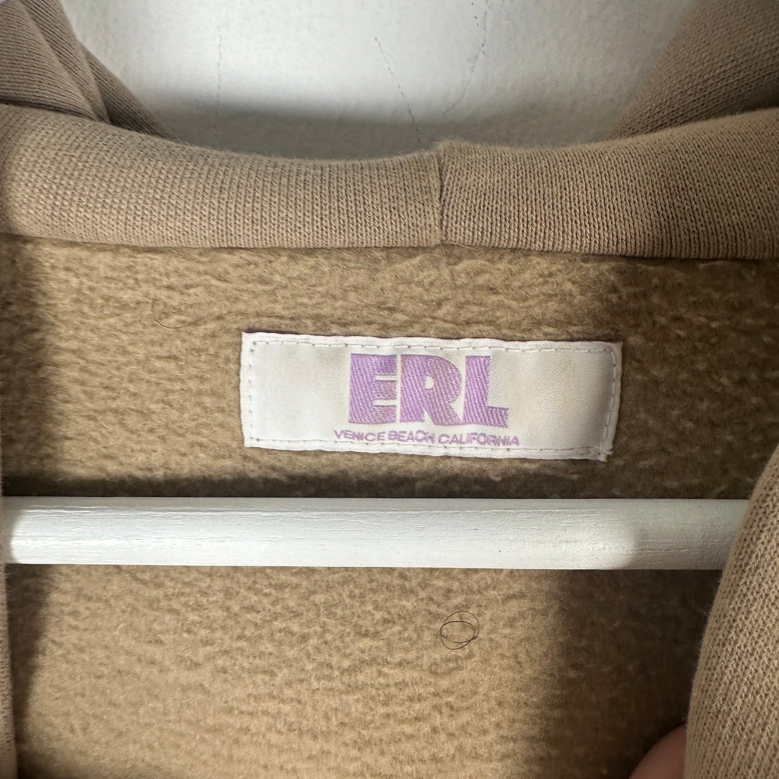 ERL Brown Swirl Hoodie Size XXL