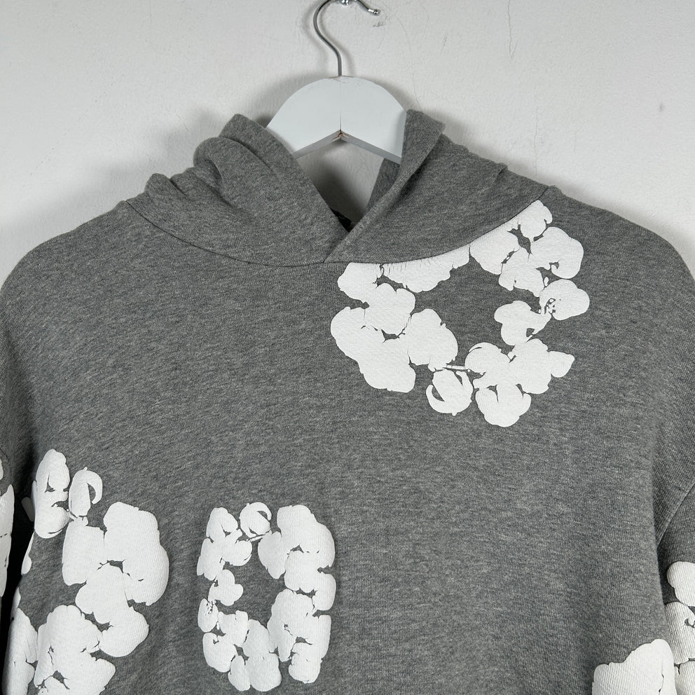 Denim Tears Gray Wreath Hoodie Size L