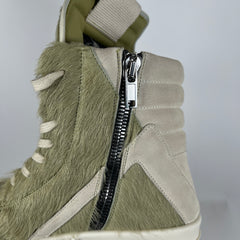 Rick Owens Dirty Acid/Milk Ponyhair Geobasket Size 42
