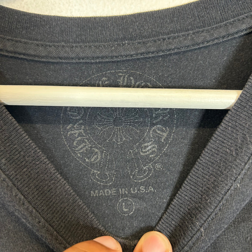 Chrome Hearts Black Boost Logo T-Shirt Size L