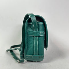 Goyard Green Goyardine Belvdere II PM Messenger Bag
