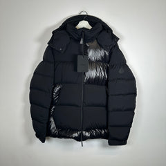 Moncler Black Pallardy Giubbotto Puffer Back Logo Size 2XL