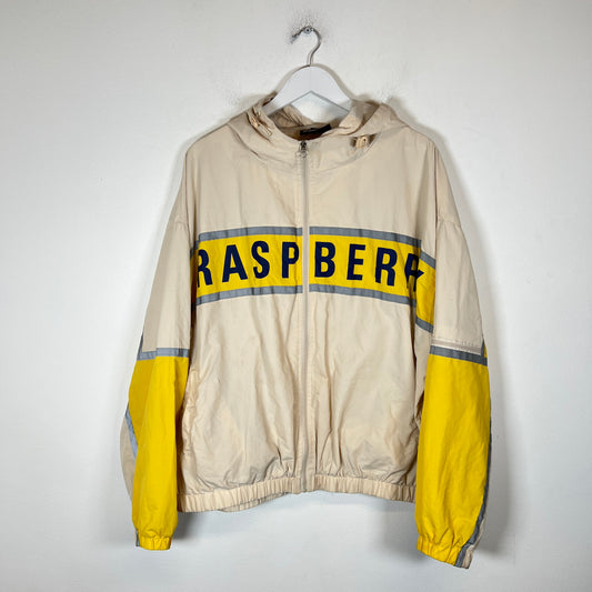 GV Gallery Raspberry Hills Cream Windbreaker Size L