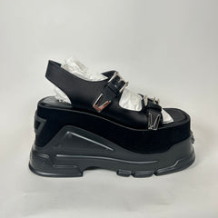 Versace Black Medusa Anthem Platform Sandals Size 40