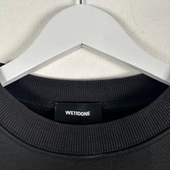 We11done Padded Shoulder Crewneck Size M
