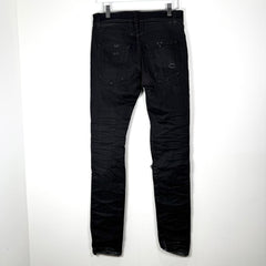 Saint Laurent Jeans Black Distressed D02 Size 27