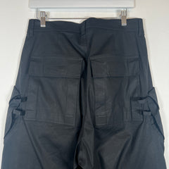 Rick Owens Black Stefan Cargo Pants Size 31