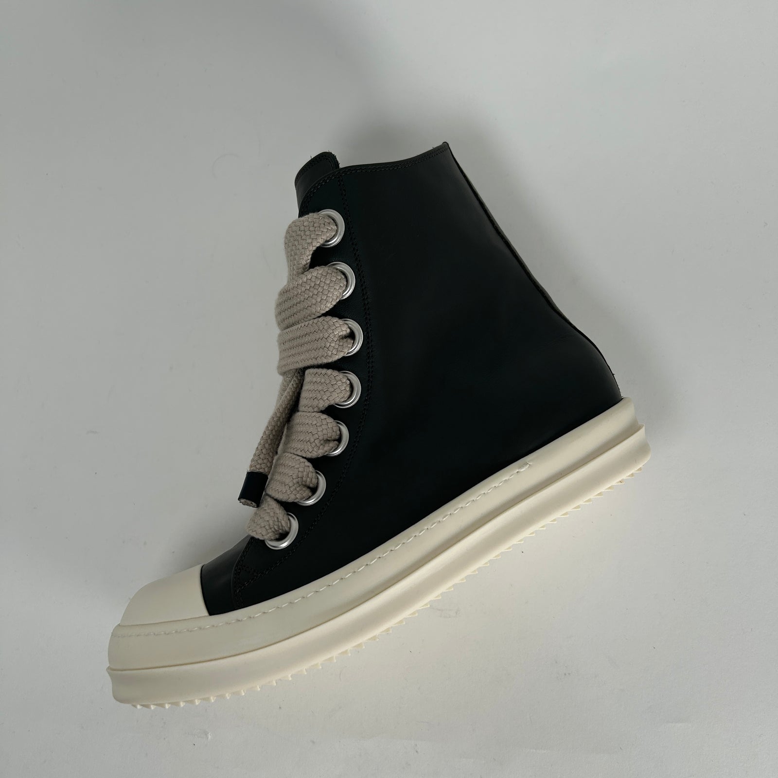 Rick Owens Bosco/Milk Jumbo Lace Ramones Size 43
