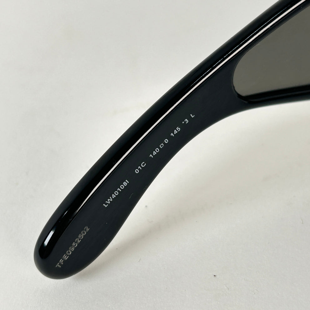 Loewe Black Anagram Mask Sunglasses