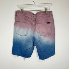 Saint Laurent Gradient Denim Shorts Size 33
