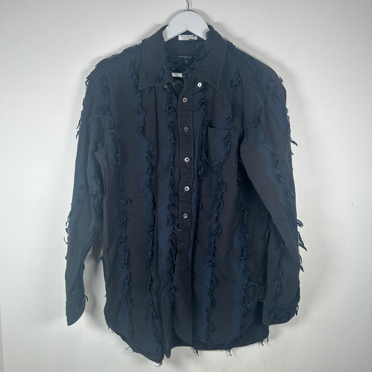 Engineered Garments Distressed Button-Up Shirt Size S