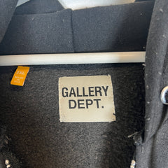 Gallery Dept Grey Vintage Zip-Up Hoodie Size XXL