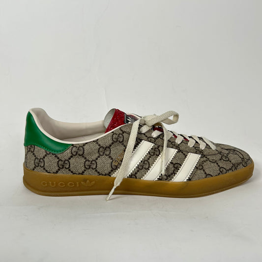Adidas X Gucci Gazelle Beige GG Monogram Size 12