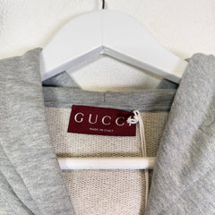 Gucci Grey/Blue Interlocking G Hoodie