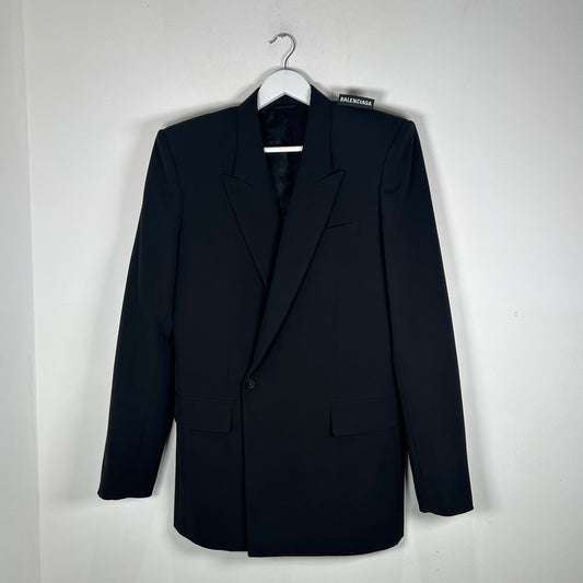 Balenciaga Tag Shoulder Suit Jacket Size 44