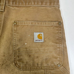 Carhartt Tan Thrashed Double Knee Carpenter Pants