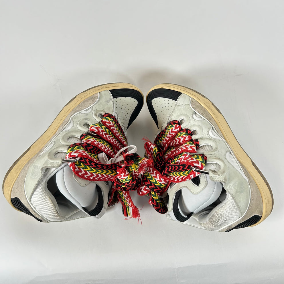 Lanvin White OG Curb Sneaker Size 42