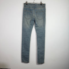 Saint Laurent SS15 D03 Mudwash Distressed Denim Jeans