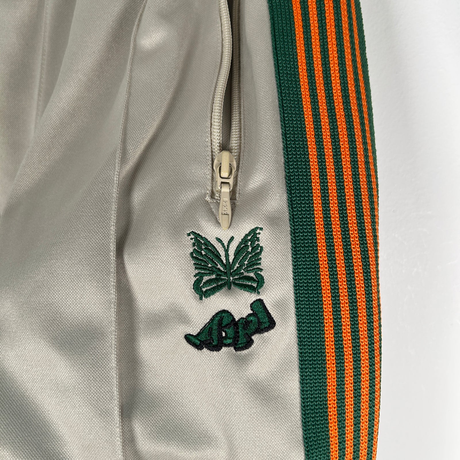 Needles Orange/Green Track Pants Size L