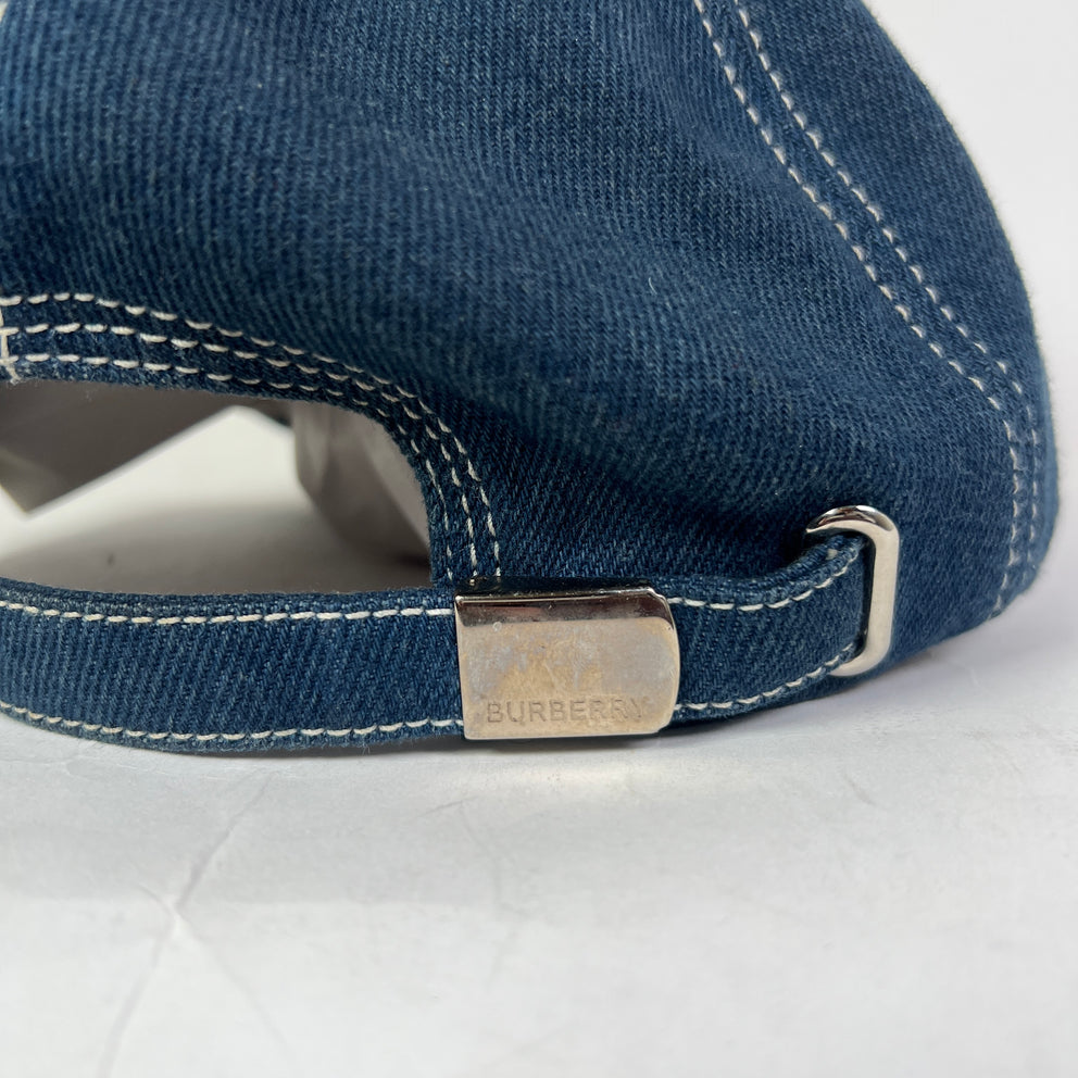 Burberry Denim TB Monogram Baseball Cap