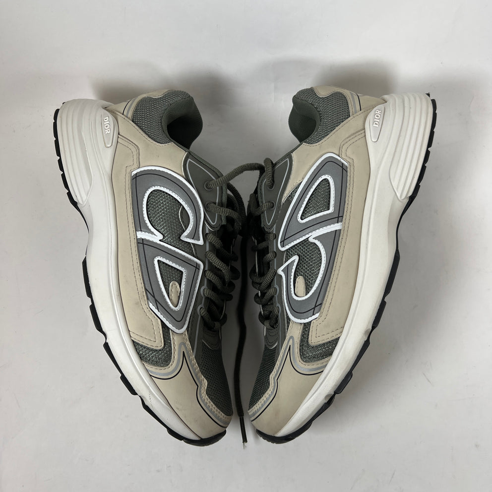 Dior B30 Olive/Cream Sneaker Size 42