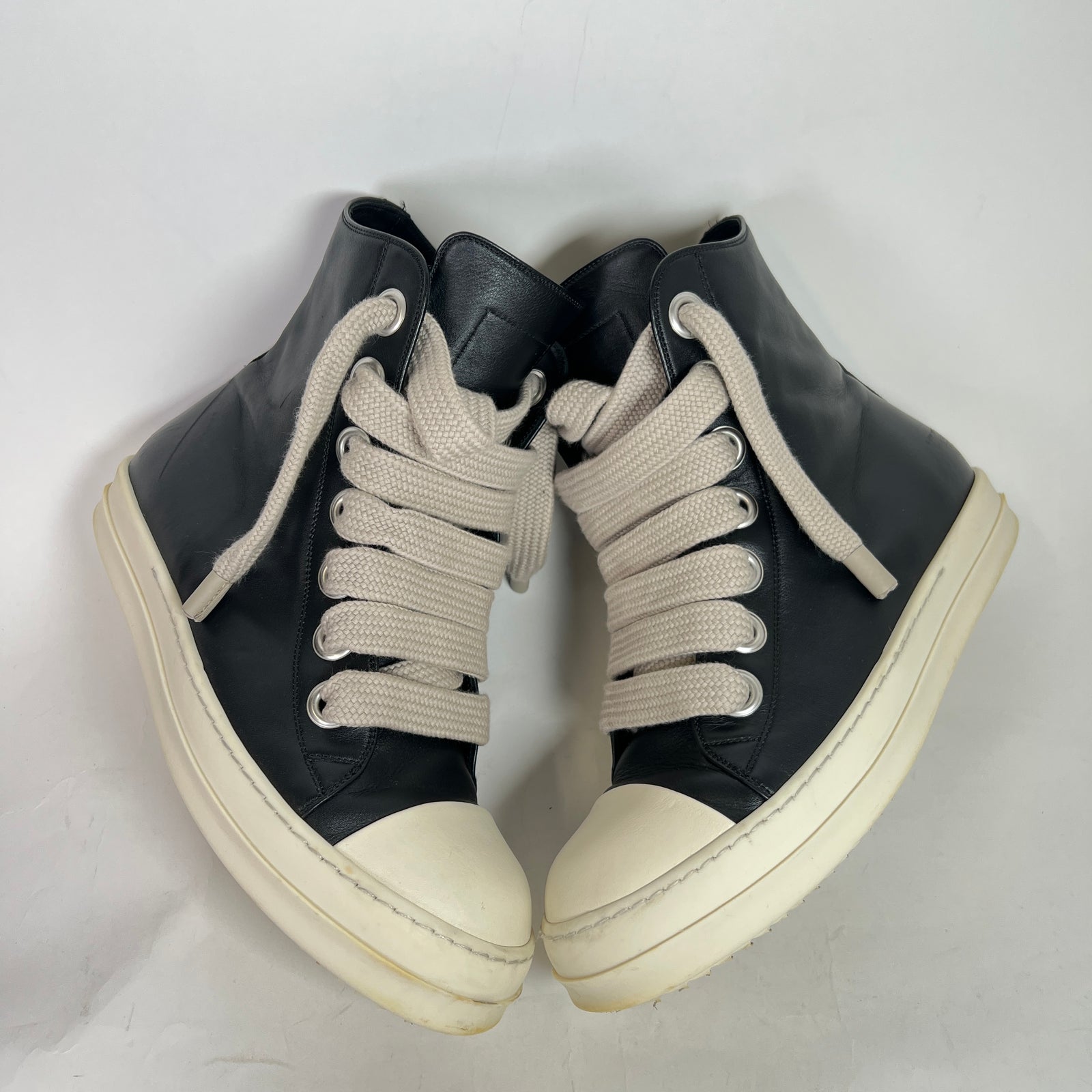 Rick Owens Mainline Jumbo Lace High-Top Ramones