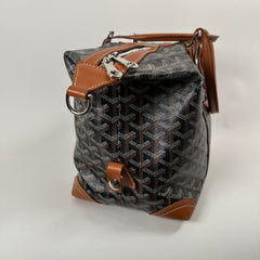 Goyard Black & Tan Goyardine Boeing 30