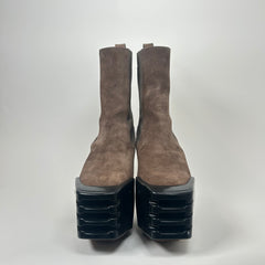Rick Owens Dust Suede Kiss Heels Size 40.5