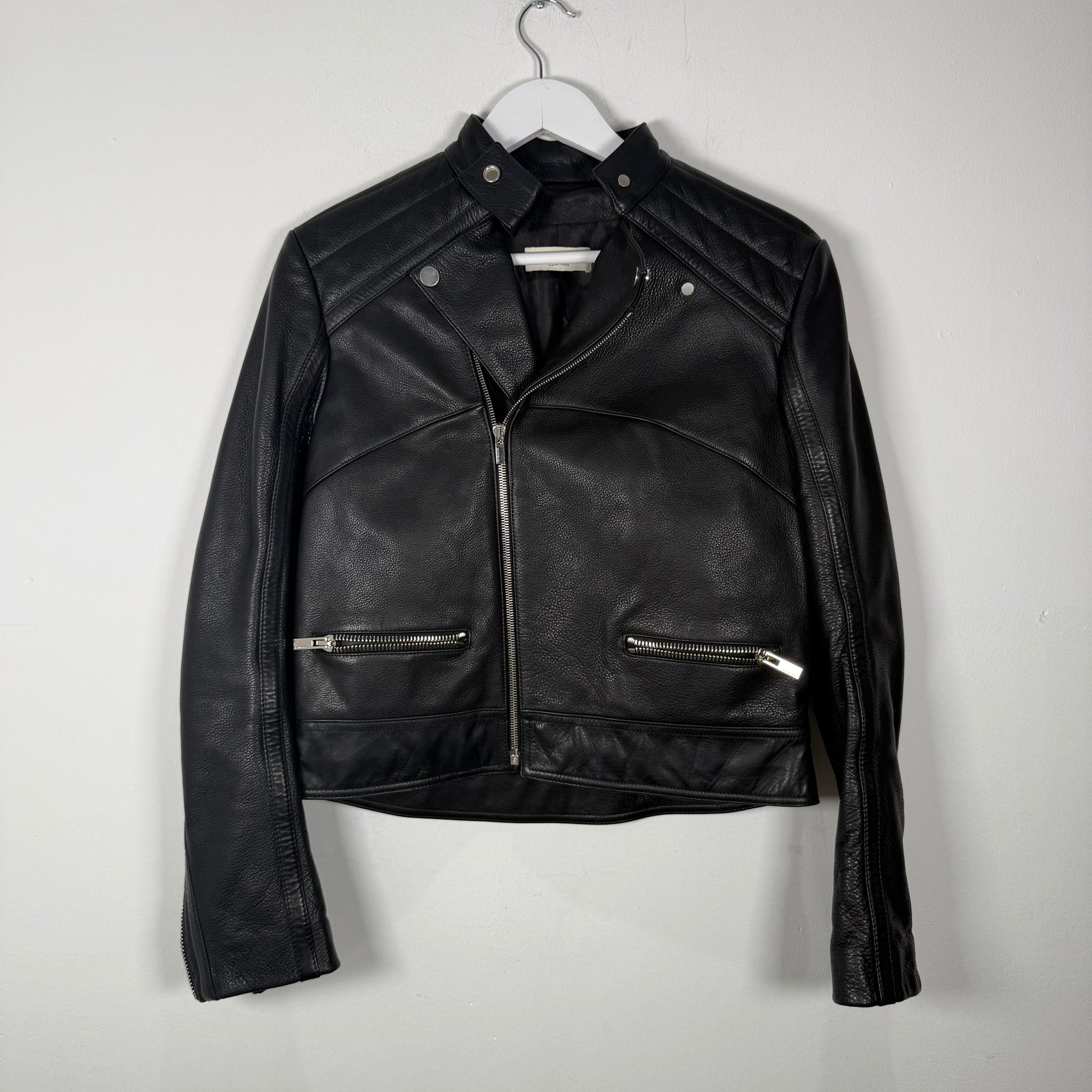 Balenciaga AW13 Cropped Biker Jacket Size S
