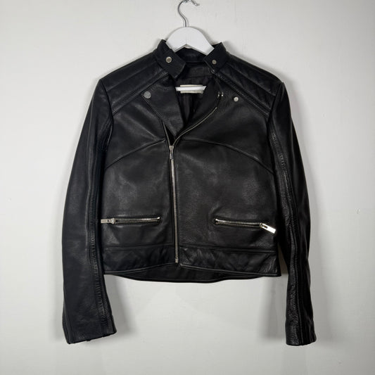 Balenciaga AW13 Cropped Biker Jacket Size S