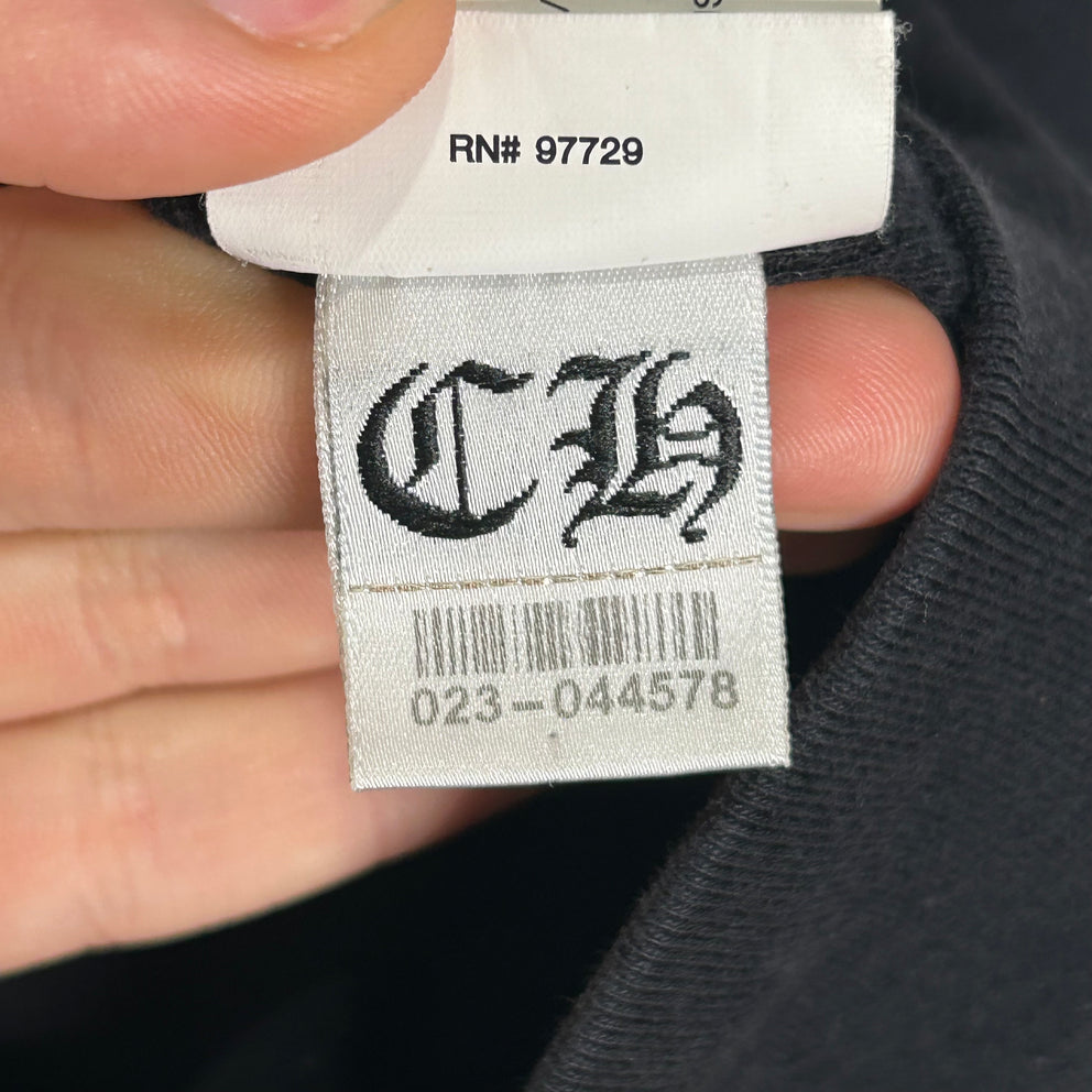 Chrome Hearts Thermal Lined Hoodie Spell-Out Sleeves Size L