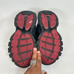 Balenciaga Black Bordeaux Track Sneaker Size 44