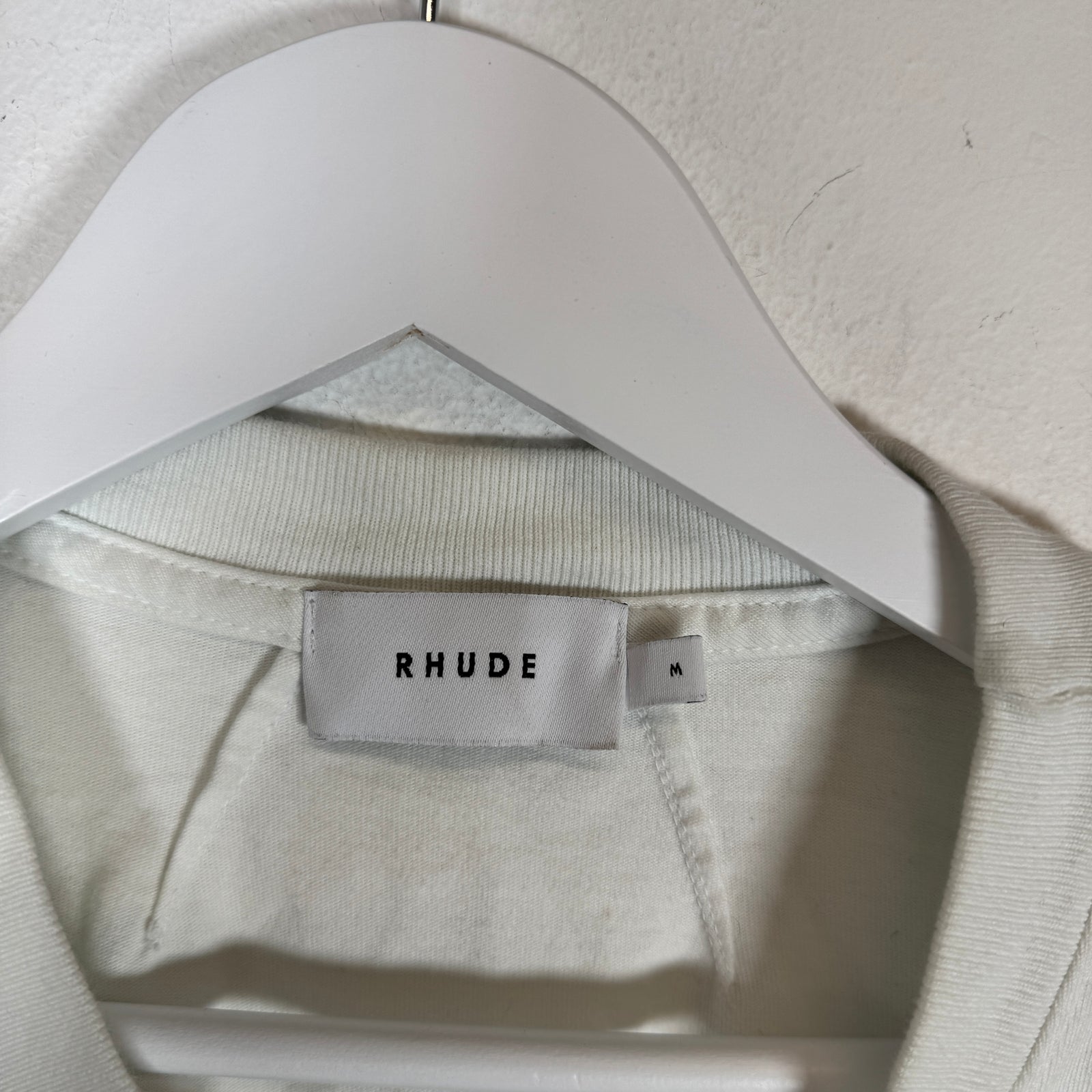 Rhude White New Money Tee Size M