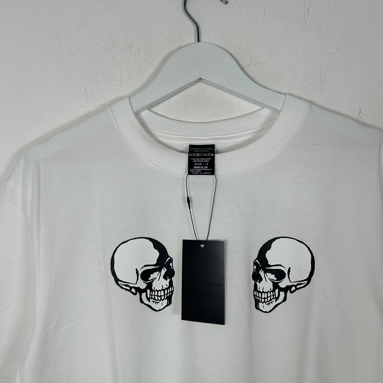 Number (N)ine Double Skull Graphic T-Shirt