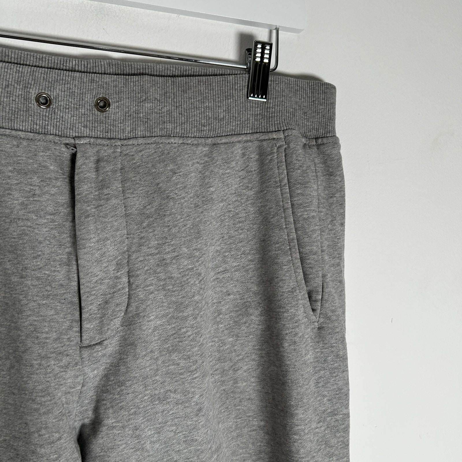 Helmut Lang Grey 3D Logo Sweatpants Size M