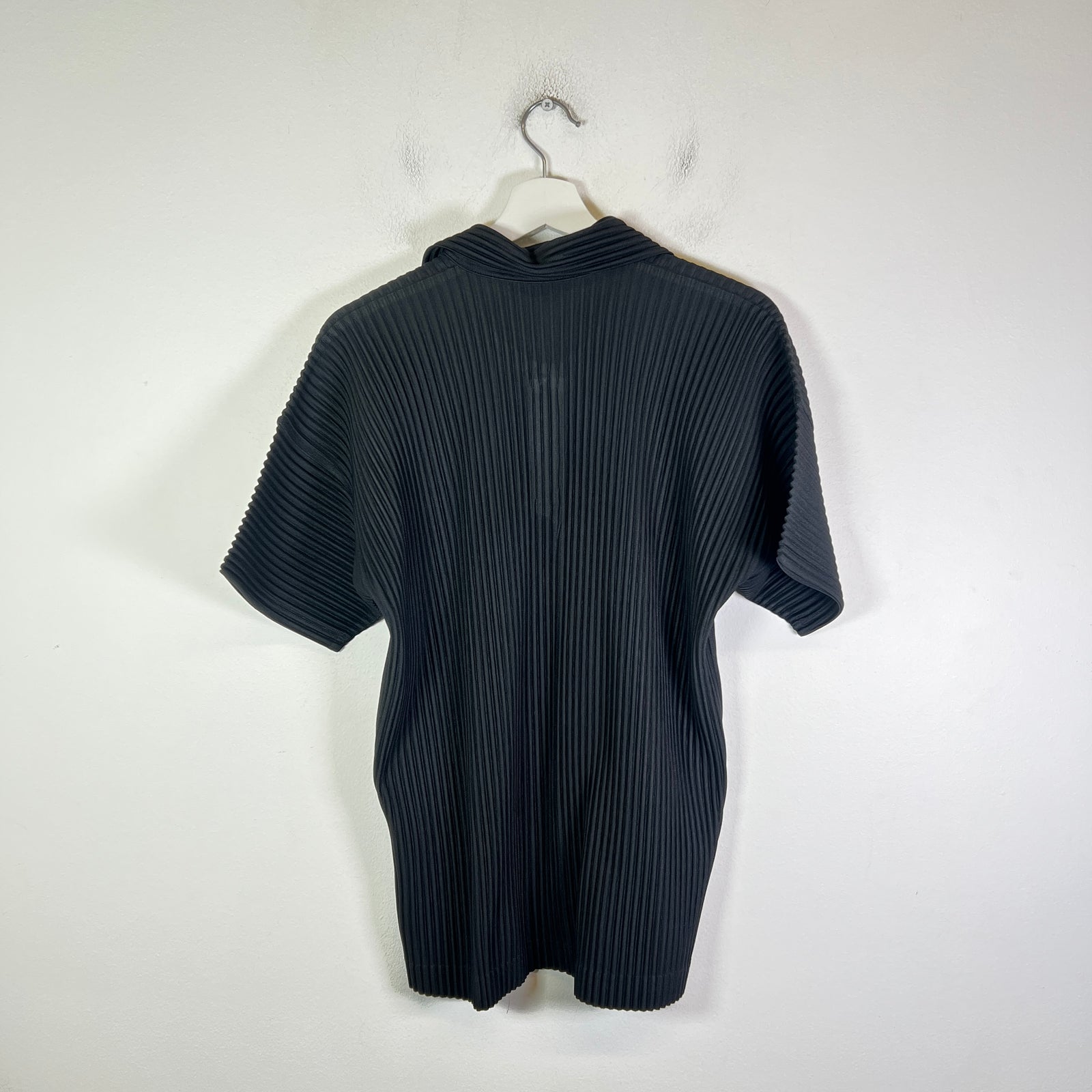 Issey Miyake Homme Plisse Pleated Basic Polo