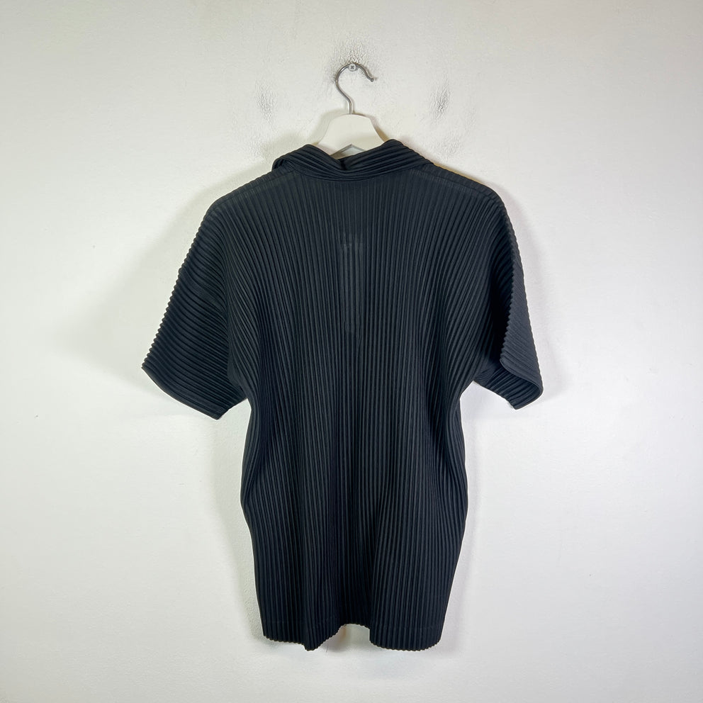 Issey Miyake Homme Plisse Pleated Basic Polo