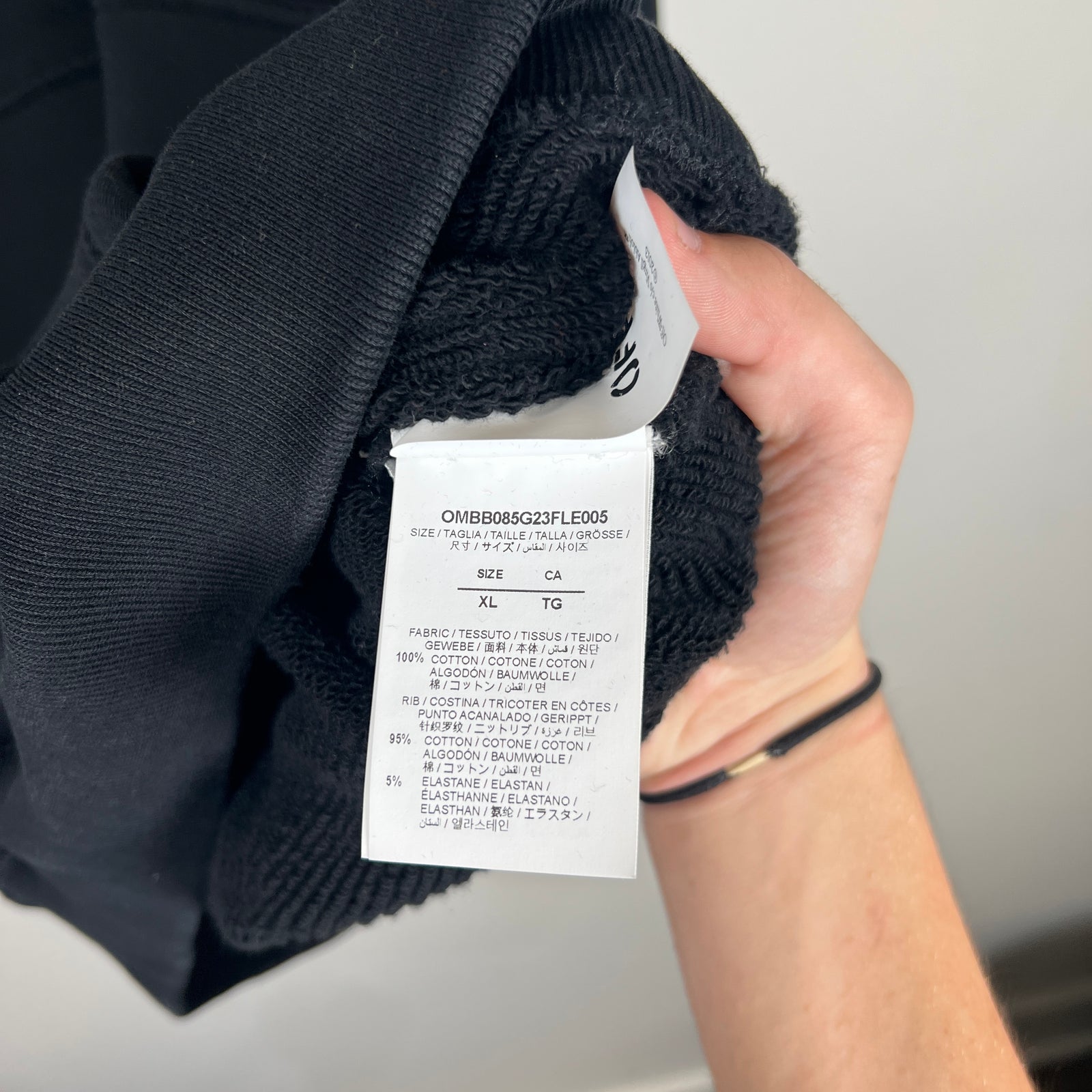Off-White Black Kit Hoodie Sz XL