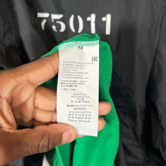 Maison Margiela Green 2N1 Zip-Up Hoodie Size S
