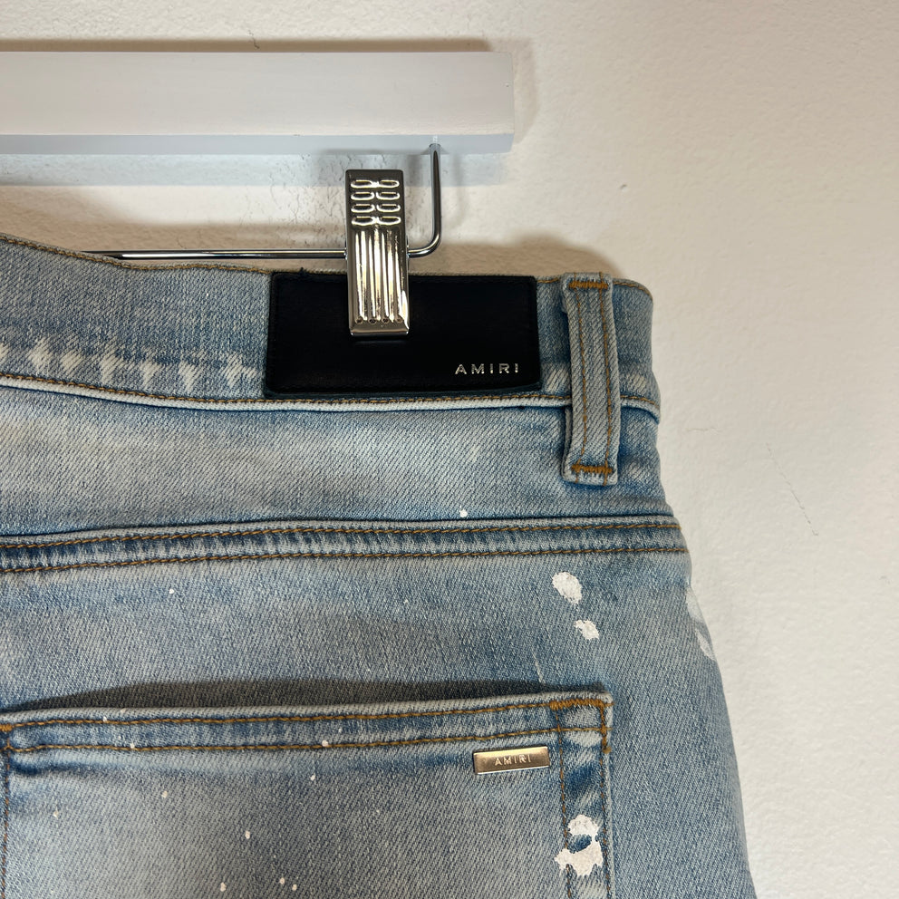 Amiri Lightwash MA Stencil Jeans Size 36