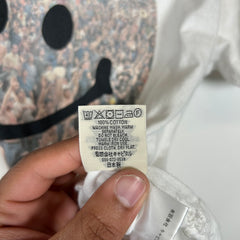 Kapital Smile Ringer 'Love, Peace, & Rain' Tee Size 3