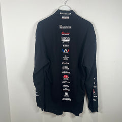 Balenciaga Multi Logo Longsleeve Size M