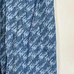 Fendi Graphic Print Chambray Trousers