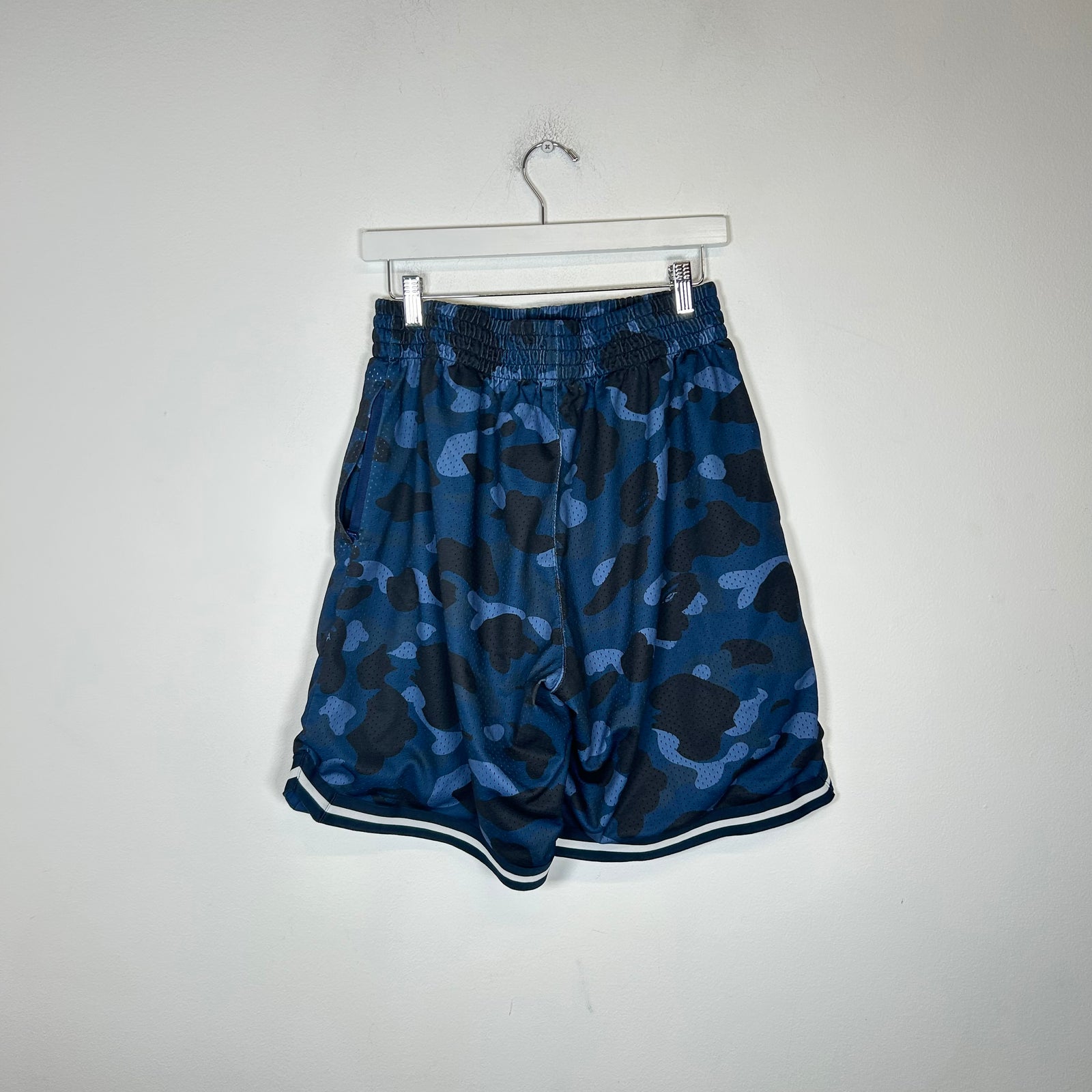 Bape Blue Camo Mesh Shorts Size L