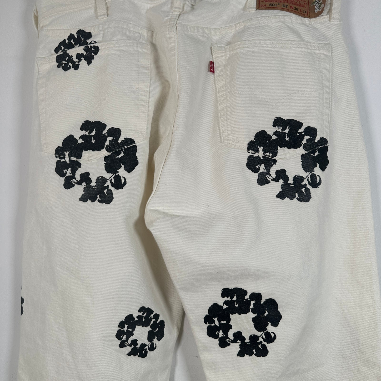 Denim Tears White Jeans Size 38x34
