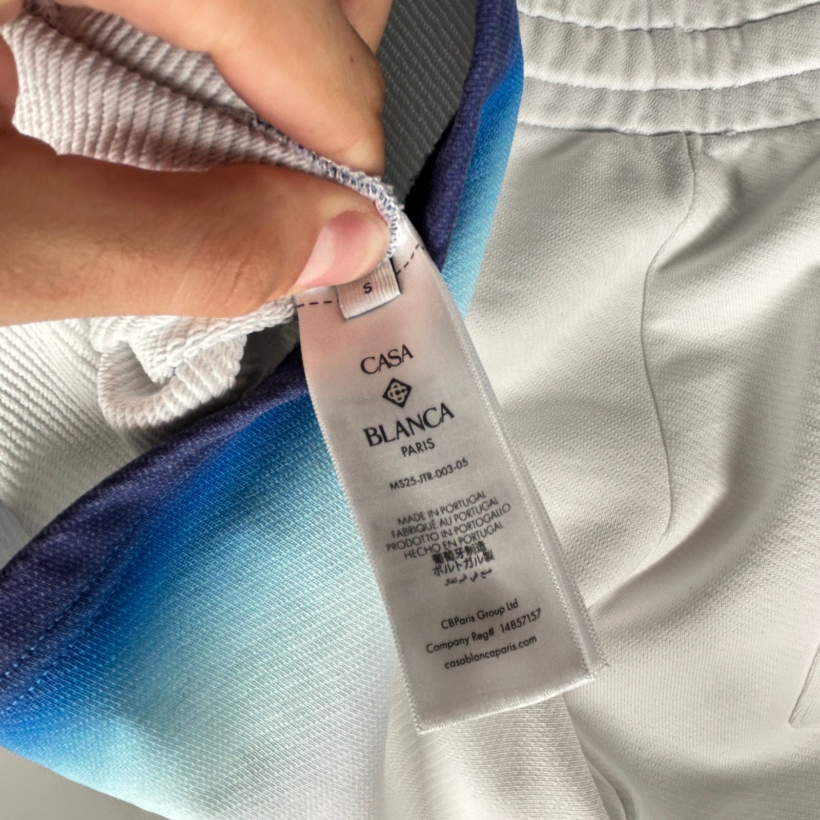 Casablanca Blue Fade Shorts Size S