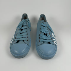 Burberry Baby Blue Side Logo Low-Top Sneaker Size 8