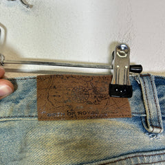 Birth of Royal Child Dirty-Washed Waxed Baggy Jeans